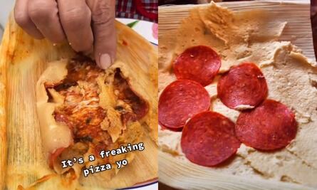 ¡Lo rico de TikTok! Estos son los nuevos tamales hechos con pizza