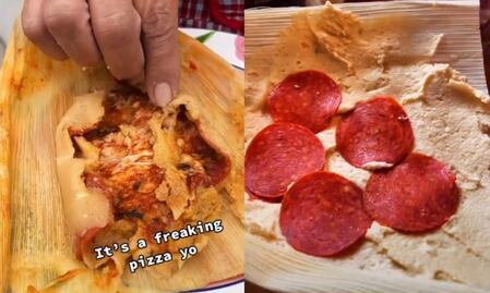 ¡Lo rico de TikTok! Estos son los nuevos tamales hechos con pizza