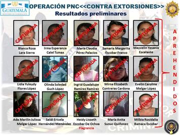 Caen 62 maras con más de 154 mil dólares en Guatemala