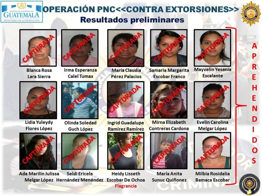 Foto: Policía Nacional Civil de Guatemala