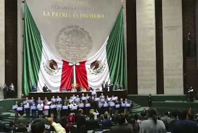 Levantan sesión en San Lázaro en medio de gritos entre panistas y morenistas por Maduro