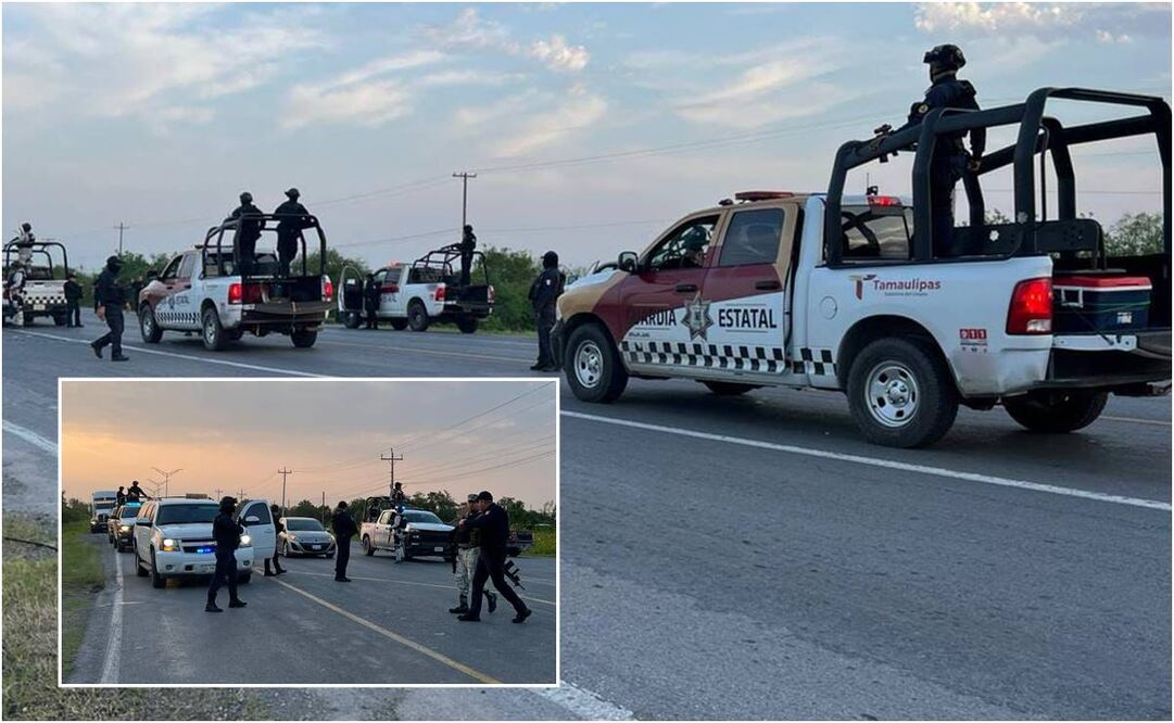 Bloqueo de carreteras en Matamoros. Foto: Especial.