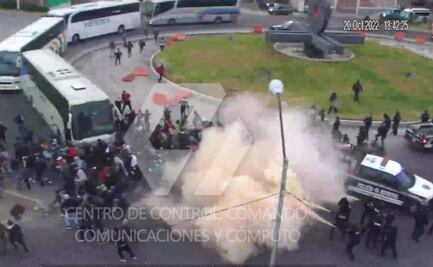 Video. Declaran muerte cerebral a normalista de Tlaxcala tras enfrentamiento con policías estatales