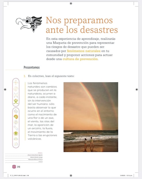 Estas son algunas páginas de los nuevos libros de texto, en las que colaboraron los autores entrevistados por esta casa editorial. Foto: Especial