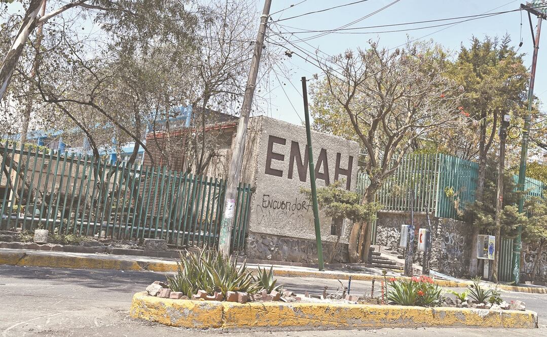La Escuela Nacional de Antropología e Historia (ENAH) fue fundada en 1938 y es una institución adscrita al INAH. Foto: HUGO GARCÍA. EL UNIVERSAL