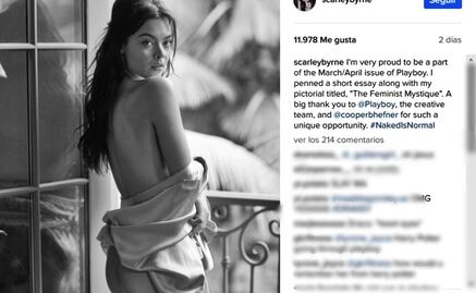 Actriz de "Harry Potter" se desnuda en "Playboy"