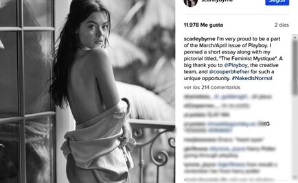 Actriz de "Harry Potter" se desnuda en "Playboy"