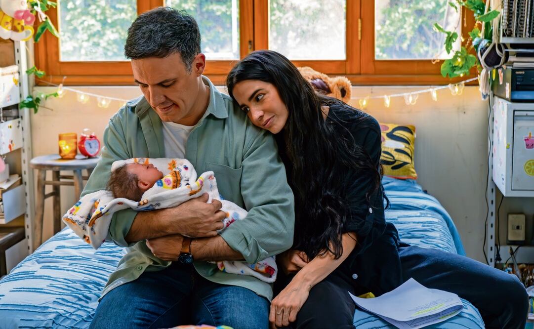 Alex de la Madrid (Gastón) protagoniza Lalola junto a Bárbara de Regil, quien interpreta a un hombre atrapado en el cuerpo de una mujer. Foto: ViX