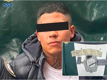 Entre dos roban dólares a usuario del AICM; policías de la SSC capturan a uno