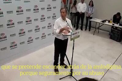 AMLO abusa de la amlodipina, ironiza José Antonio Meade