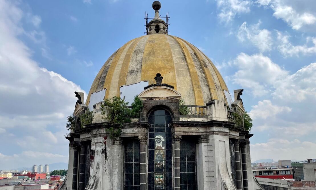 Cúpula del Templo de Nuestra Señora de Loreto. Foto: Vía Twitter @ExaArq