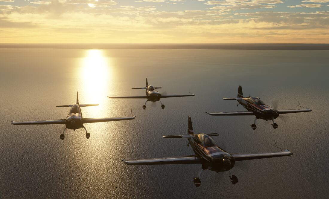 Otras mejoras incluyen: la iluminación del cielo, la iluminación nocturna de los edificios y aeropuertos, el aterrizaje en agua, el piloto automático, y más. | Imagen: Cortesía Xbox