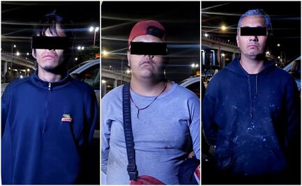 Policías detienen a tres extorsionadores, presuntos miembros de la Unión Tepito