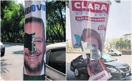 Cruzan acusaciones por retiro de propaganda en la CDMX