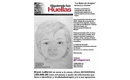 LeBarón ofrece $100 mil para identificar a bebé de Valle de Aragón