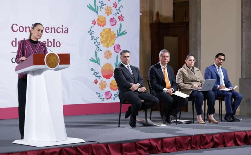 La Mandataria federal indicó que Javier Duarte, exgobernador por el PRI en Veracruz, “está por cumplir su sentencia”, luego de que se aplazó para el 19 de noviembre la continuación de la diligencia sobre su futura libertad. Foto: Fernanda Rojas/ EL UNIVERSAL.