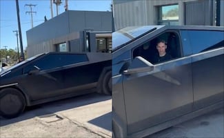 Marcelo Flores provoca locura en redes sociales al abandonar entrenamiento de Tigres en una Cybertruck