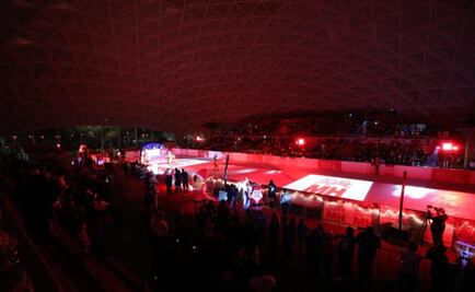 Inauguran otra pista de hielo y tobogán navideño en la Miguel Hidalgo