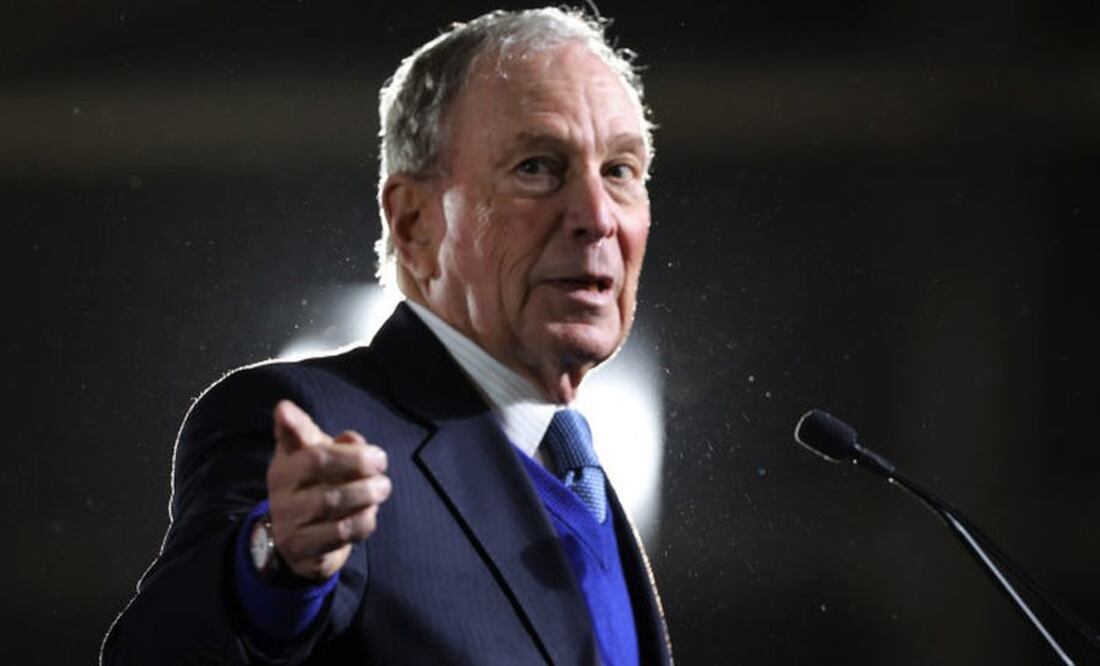 Michael Bloomberg centra su respaldo y sus recursos ahora en apoyar a Joe Biden. Foto: Getty Images