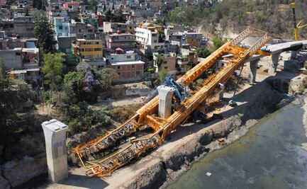 ¿Qué es una lanzadora de dovelas, máquina que se desplomó en obras del Tren Interurbano?