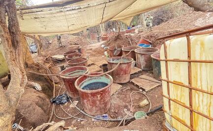 Fotos y video: Así es el narcolaboratorio más grande hasta ahora desmantelado por la Marina