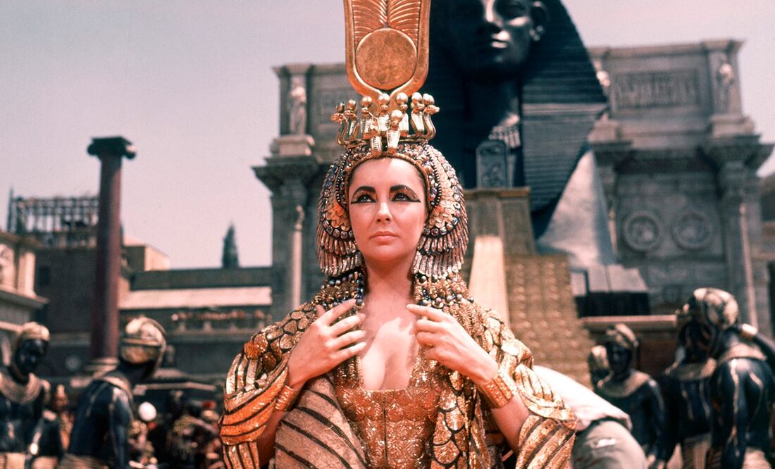 Elizabeth Taylor en "Cleopatra". Foto: Archivo
