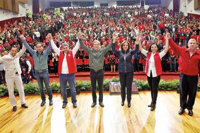 Cierran filas en torno a la candidatura de Del Mazo