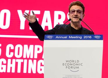Bono celebra el apoyo mundial para combatir el VIH