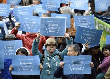 Marchan miles por cambio climático en Asia-Pacífico