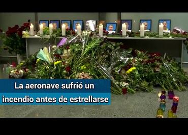 Avión ucraniano se incendió en el aire; intentaba regresar al aeropuerto: informe