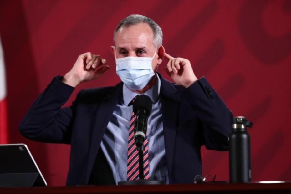 López-Gatell explica cómo colocar un cubrebocas 