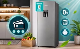 Amazon México: compra el refrigerador Hisense gris en menos de 5 mil pesos; así aplican los meses sin intereses