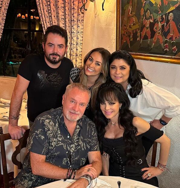 Aracely Arámbula, Maribel Guardia y Victoria Ruffo. Fuente: Instagram @jose_eduardo92