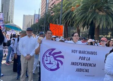 José Ramón Cossío se suma a marcha en contra de la extinción de fideicomisos del Poder Judicial