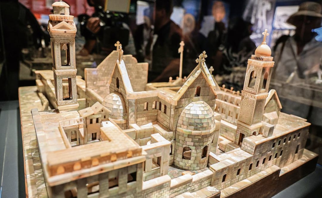 La exposición está conformada por maquetas, fotografías y videos. Foto: GABRIEL PANO/EL UNIVERSAL