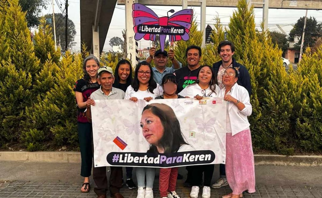 Keren Selsy Ordóñez Hernández obtiene su libertad tras nueve años presa injustamente. Foto: Centro Prodh