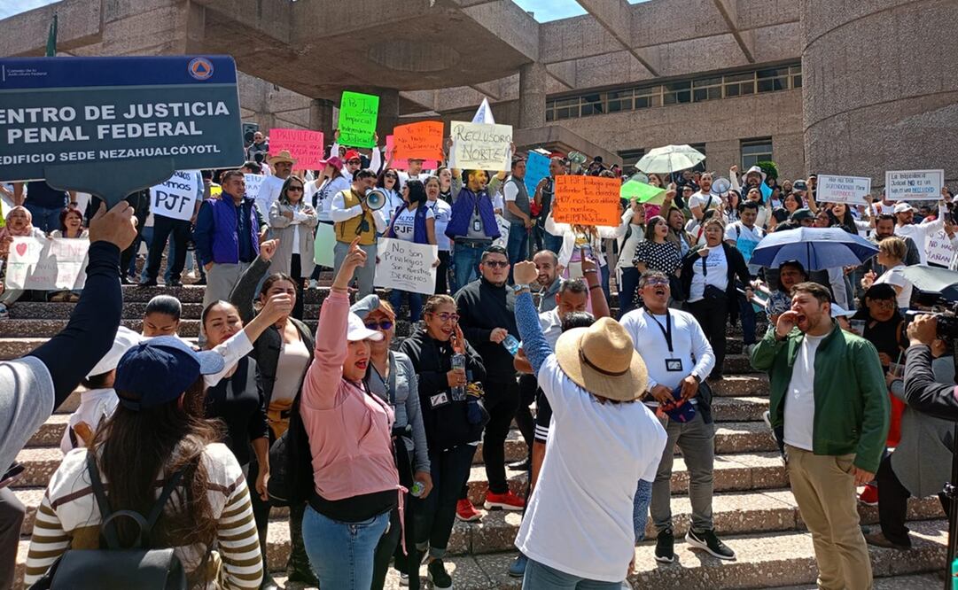 Paro nacional del Poder Judicial. Foto: Enrique Gómez / El Universal