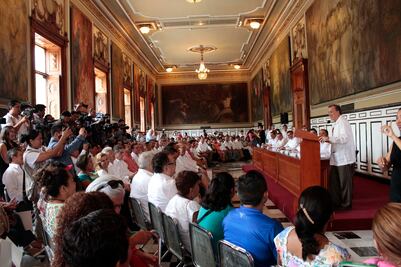 Meade entrega recursos del Programa de Coinversión Social