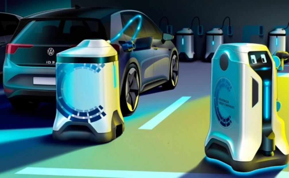 Volkswagen creará robots autónomos para cargar autos eléctricos