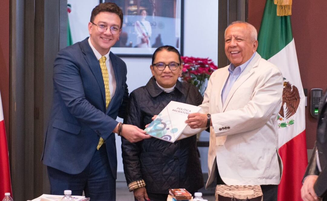 INM sostiene reunión con Segob y migración de Guatemala para atender el tema de movilidad, 01 de diciembre de 2024. Foto: Especial