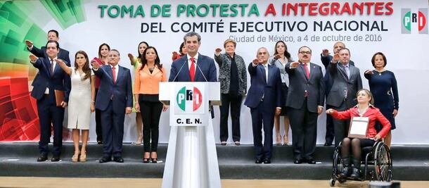 Presenta PRI nuevo Comité Ejecutivo Nacional