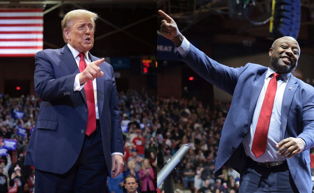 El senador republicano Tim Scott, un posible compañero de campaña del exmandatario Donald Trump dijo este domingo que respalda su voto del 6 de enero de 2021 para certificar la victoria del presidente Joe Biden, en 2020. Fotos: AFP