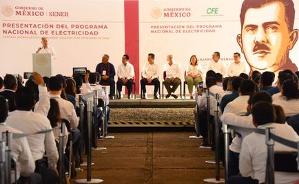 AMLO presenta el Programa Nacional de Electricidad