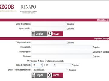 Cómo tramitar el CURP por Internet