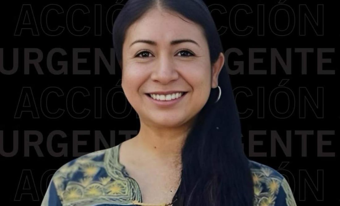 Amnistía Internacional exige encontrar con vida a la activista Sandra Domínguez, desaparecida hace 6 meses en Oaxaca (04/04/2025). Foto: Especial