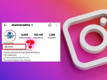 ¿Qué significa el número que aparece en tu perfil de Instagram?