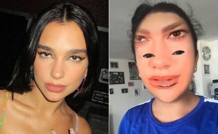 Viral: Crean filtro de Dua Lipa en TikTok y es objeto de burlas