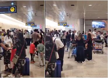 VIDEO: Con el “Cielito Lindo” mexicanos alegran sus corazones en aeropuerto de Tel Aviv previo a ser repatriados
