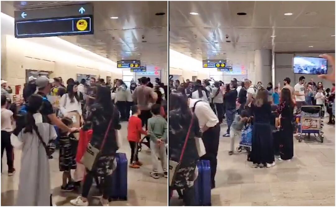 Mexicanos cantan en aeropuerto de Tel Aviv