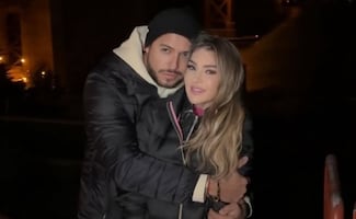 Alicia Villarreal celebra su primera Navidad con Cibad Hernández